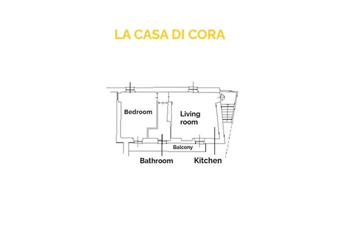 公寓 La Casa Di Cora